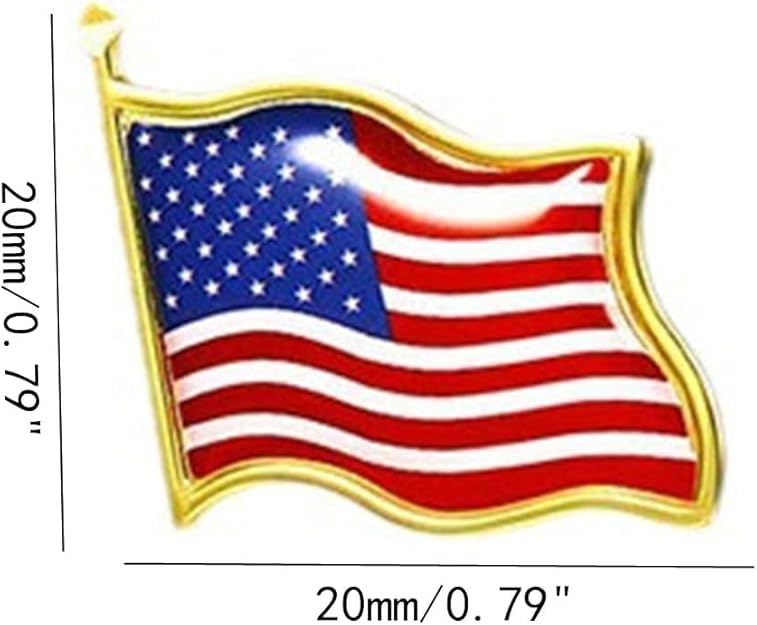 50 PCs American Flag Lapel Pins
