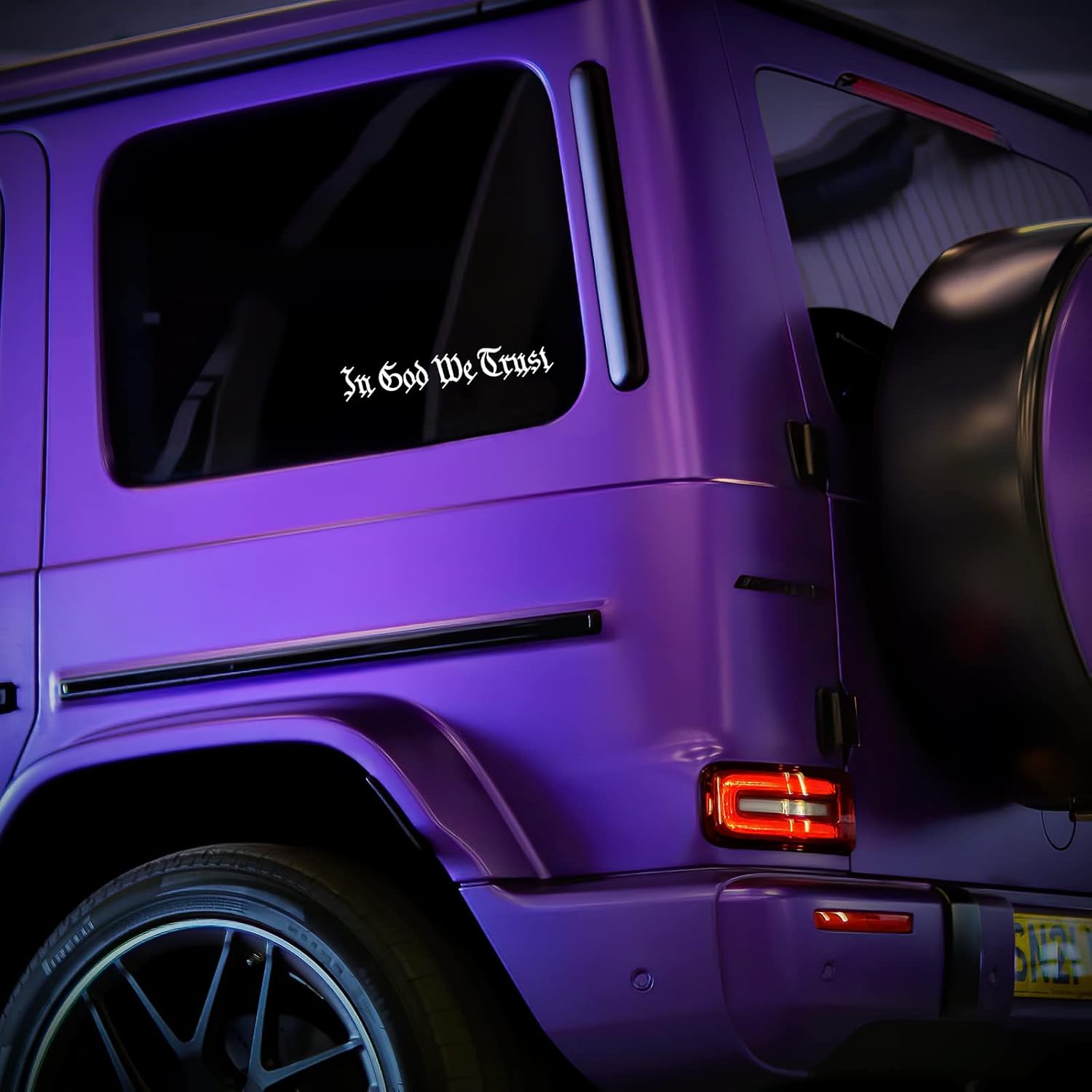"In God We Trust" Decal Vinyl for Car