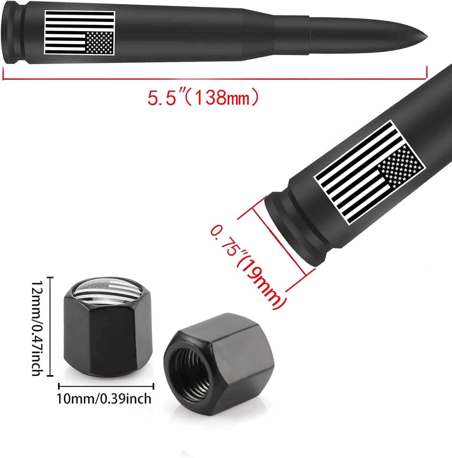 Bullet Antennas .50 Cal Design