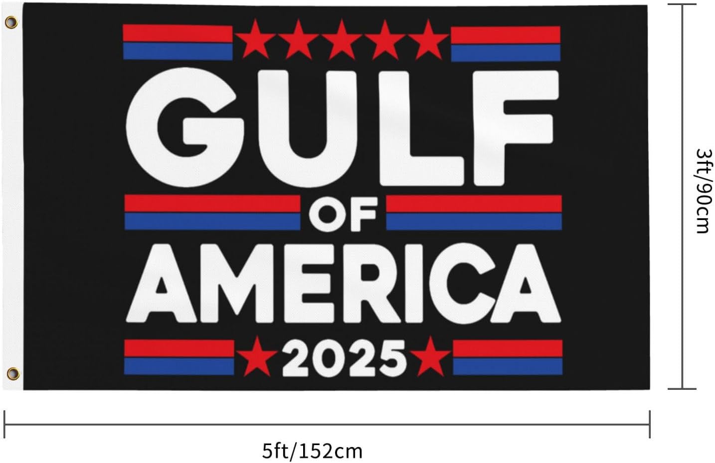 Gulf of America 2025 Flag 3 x 5 Feet