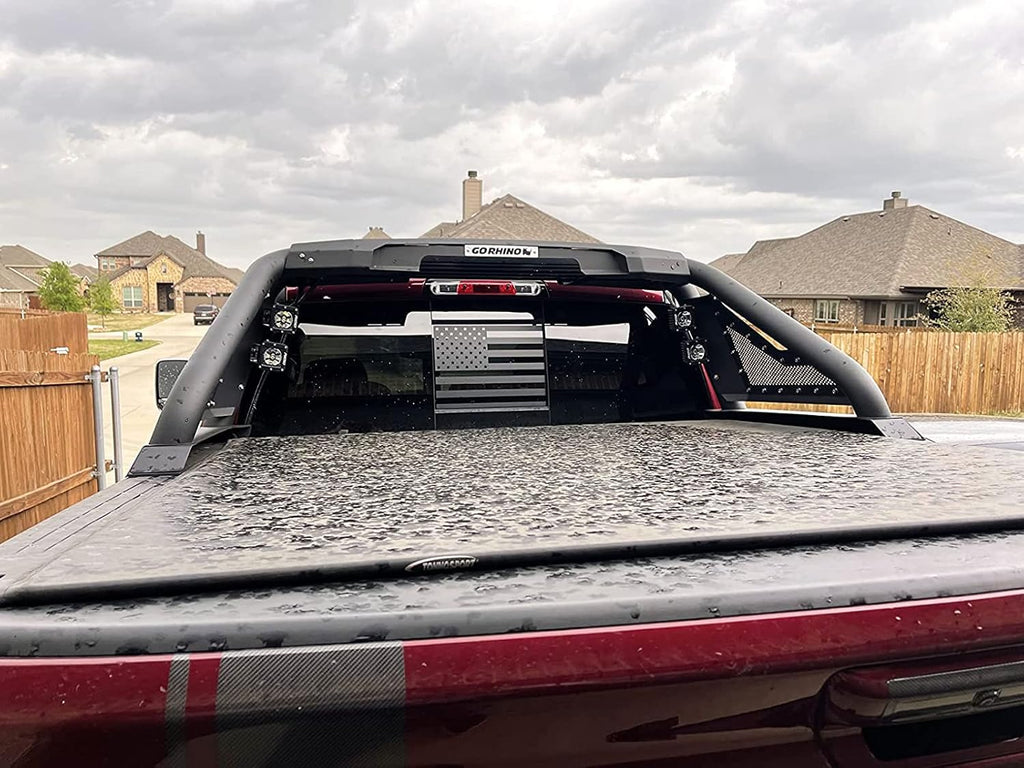 Rear Middle Window American Flag Decal for Trucks