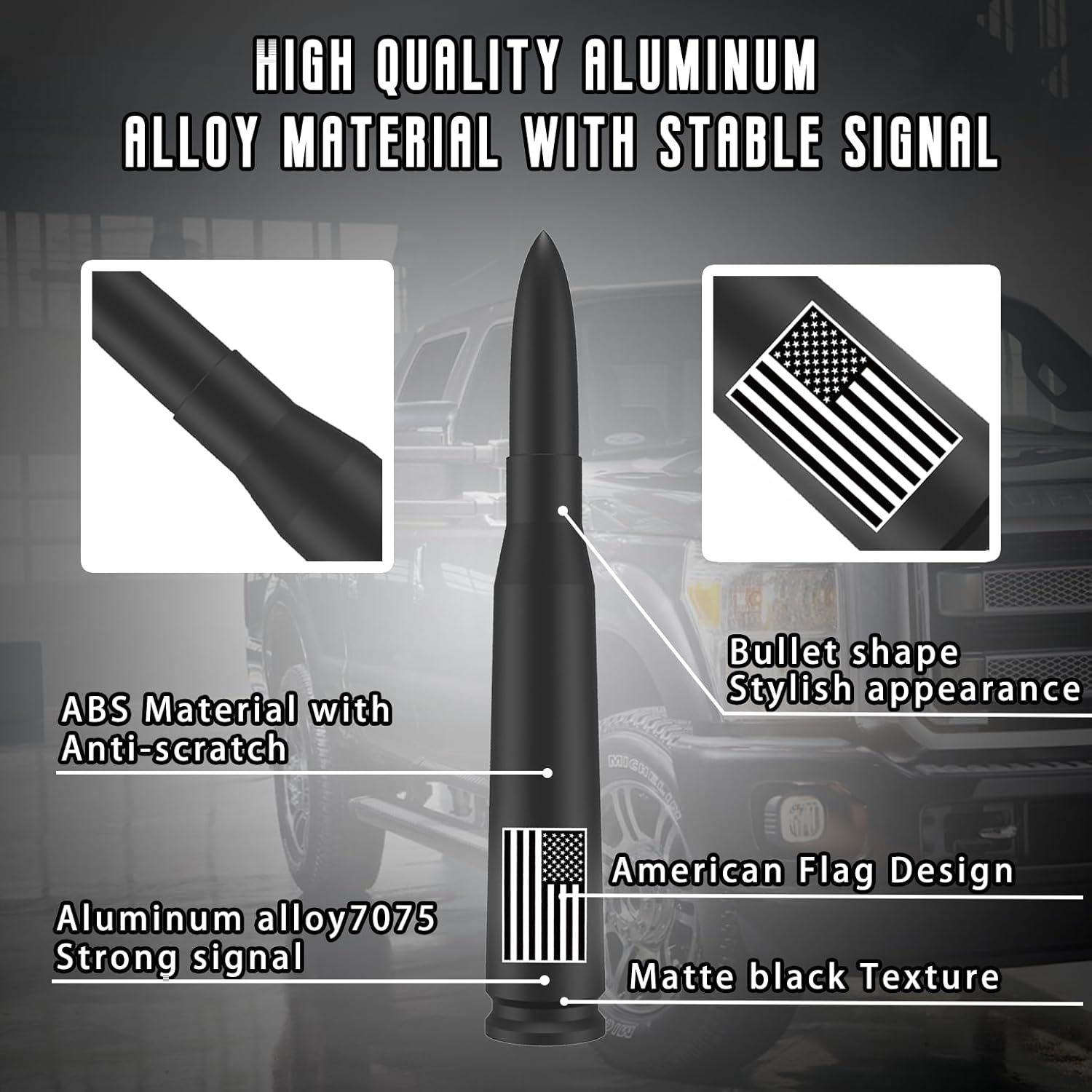 Bullet Antennas .50 Cal Design